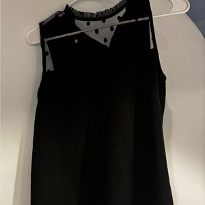 Elegant Black Sleeveless Top